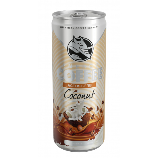 Hell Ice Coffee Energy bezlaktózový 250ml Kokos