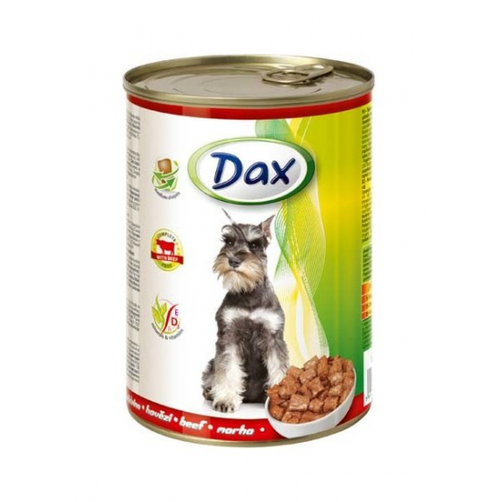 Dax konzerva pre psy hovädzie 415g