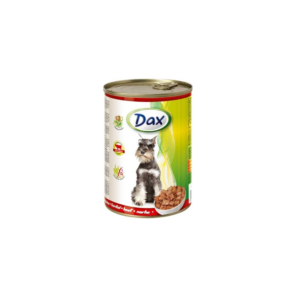 Dax konzerva pre psy hovädzie 415g