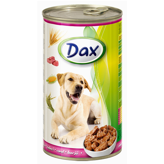 Dax konzerva pre psy teľacie 1240g