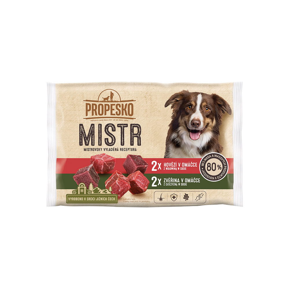 Propesko Mistr kapsičky pre psov hov-zver 4x85g
