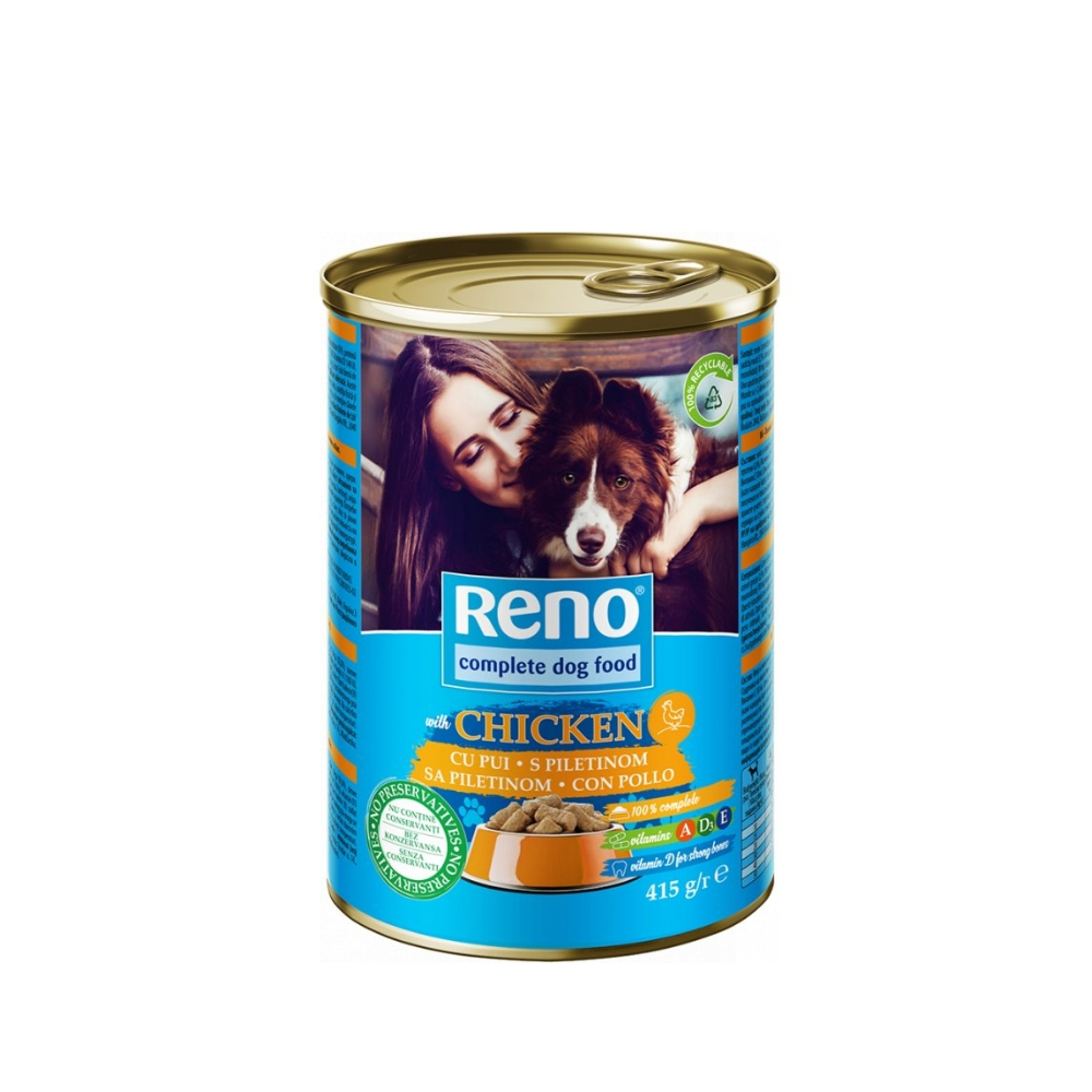 Reno konzerva pre psy hydina 415g