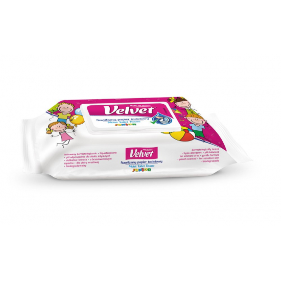 Velvet vlhčené utierky Junior 48ks