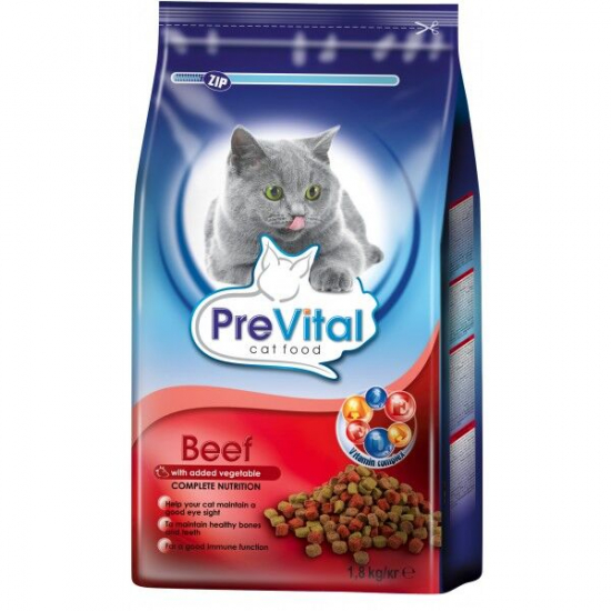 PreVital Granule pre mačky hovädzie 1,4kg