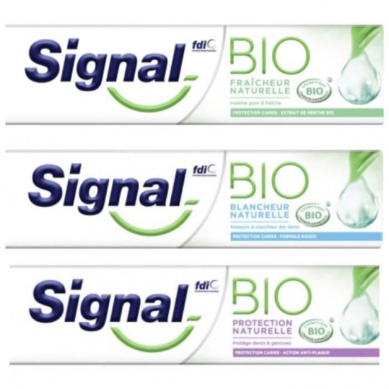 Signal zubná pasta 75ml BioNatural Whitening