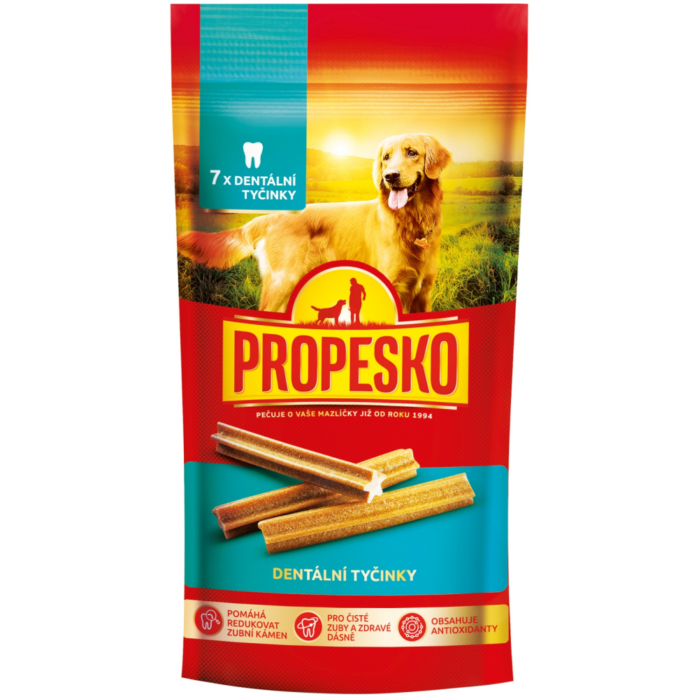 Propesko Snack pre psov dentálne tyčinky 7ks/110g