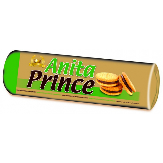ANITA PRINCE sušienky plnené orieškovým krémom 125g