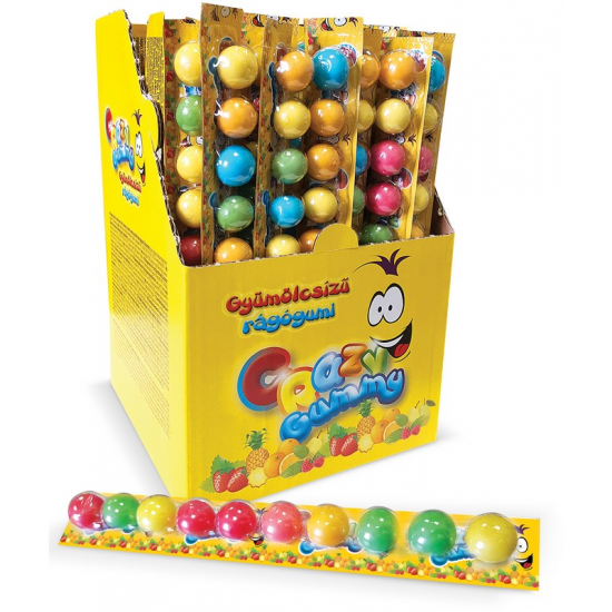 Crazy Gummi žuvačky s ovocnou príchuťou 30g (10x3g)