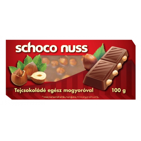 SCHOCO NUSS mliečna čokoláda s orechmi 100g