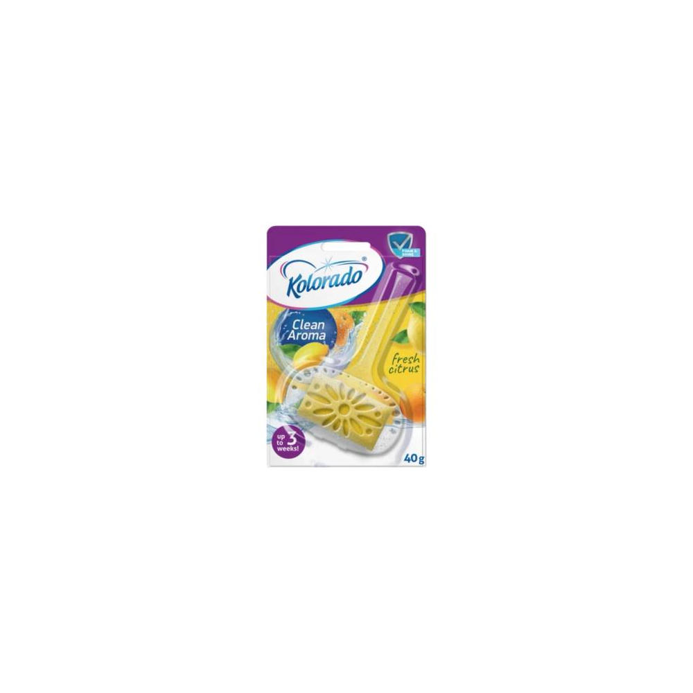 Kolorado WC blok Clean Aroma Čerstvý Citrus 40g