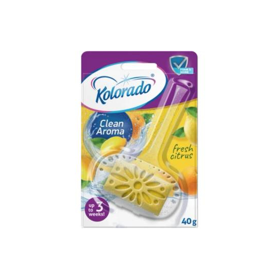 Kolorado WC blok Clean Aroma Čerstvý Citrus 40g