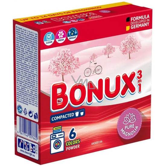 Bonux prací prášok 390g Color Magnólia 6PD