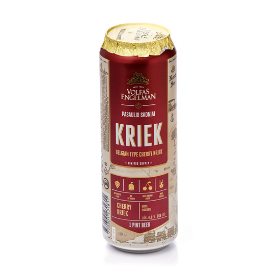 Volfas Engelman Kriek Pivo s čerešňovou príchuťou 4%/0,568L