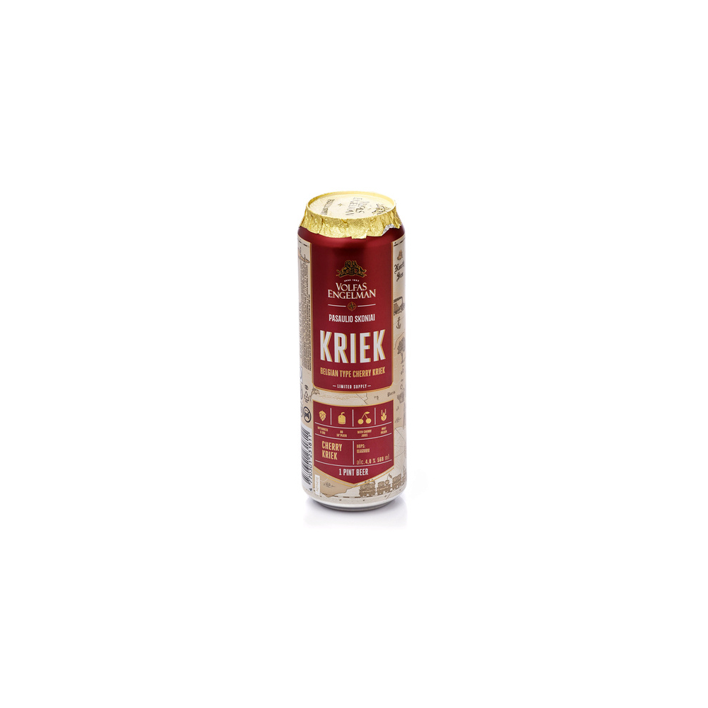 Volfas Engelman Kriek Pivo s čerešňovou príchuťou 4%/0,568L