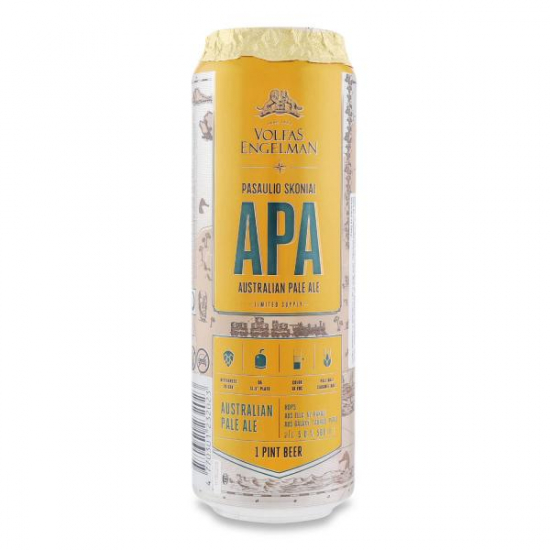 Volfas Engelman APA PALE ALE Svetlé pivo 5%/0,568L