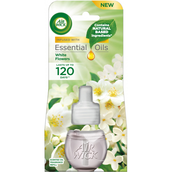 Air Wick elektr. n. náplň 19ml White Flowers