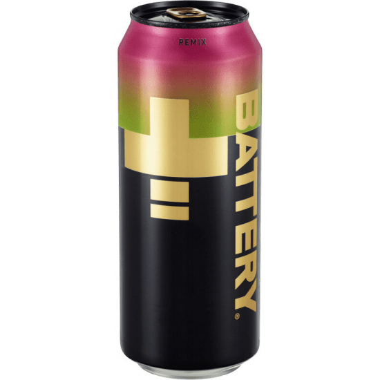 Battery Remix Strawberry energetický nápoj 500ml