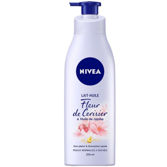 Nivea telové mlieko pump 200ml Fleur de Cerisier Jojoba