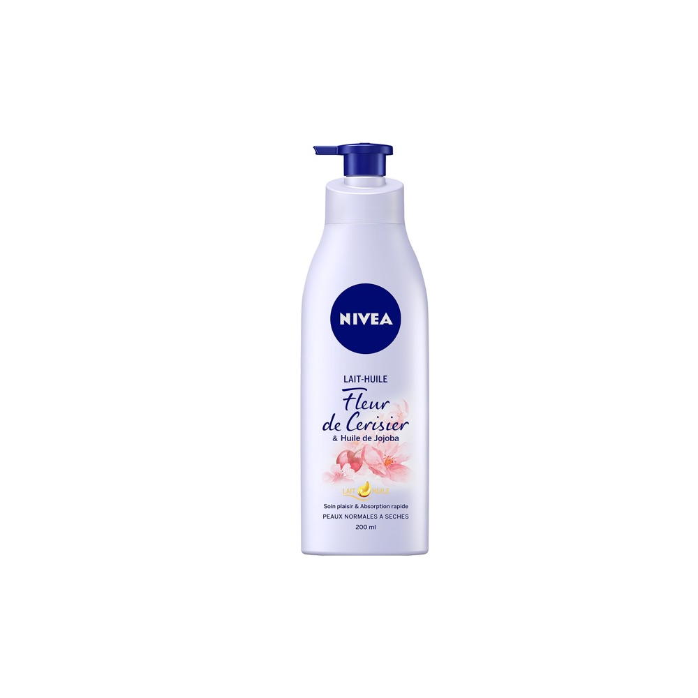 Nivea telové mlieko pump 200ml Fleur de Cerisier Jojoba