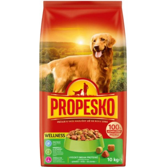 Propesko Granule pre psov Wellness 10kg jahňa-ryža