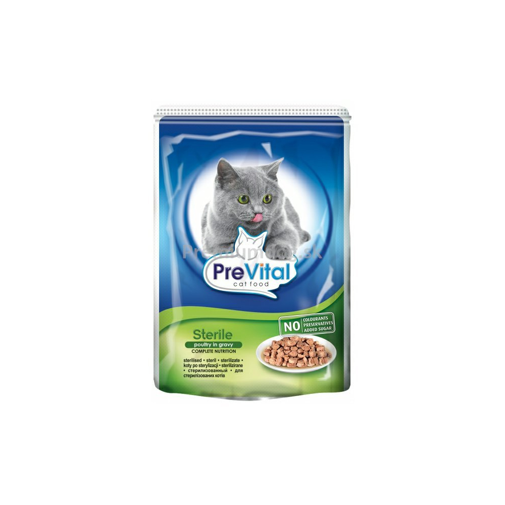 PreVital kapsička pre mačky 12x100g hydina-pečeň