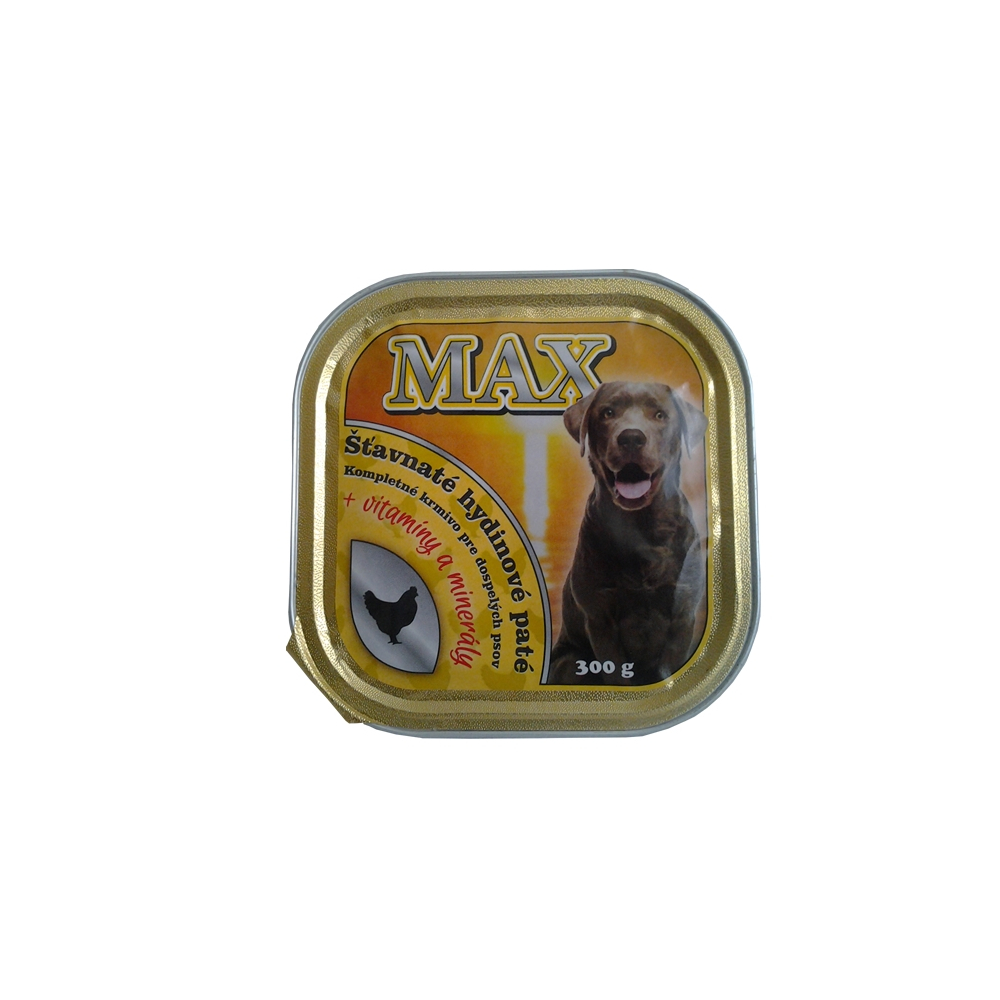 Max Dog krmivo pre psov vo vaničke 300g hydina