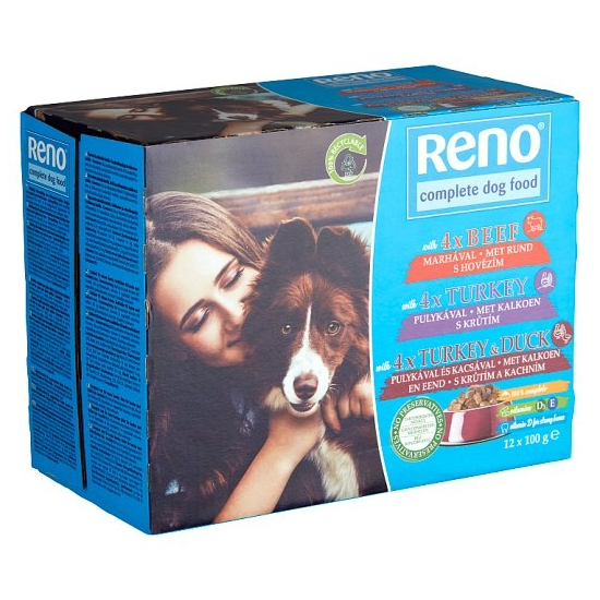 Reno Kapsičky pre psov 12x100g hov-mor-kač