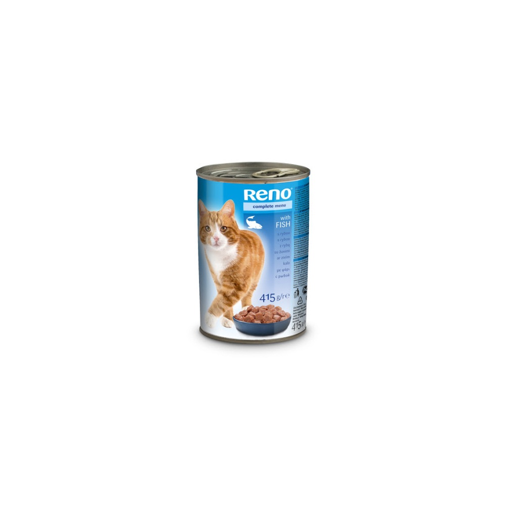 Reno konzerva pre mačky ryba 415g