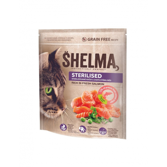 Shelma Granule pre mačky losos 750g