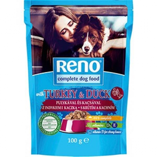 Reno Kapsička pre psov 100g morka-kačica