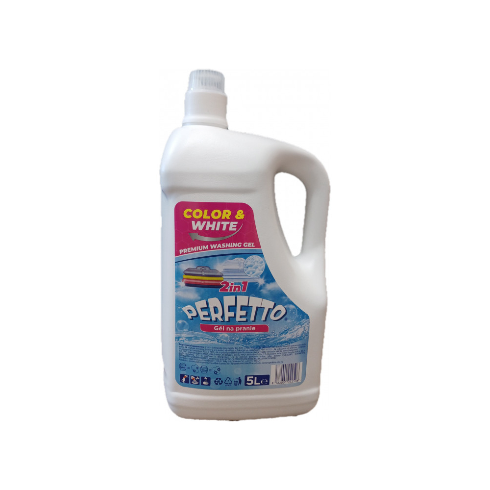 Perfetto 5L gél na pranie Color&White