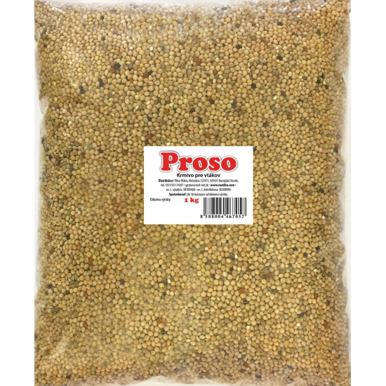 Proso 800g pre andulky