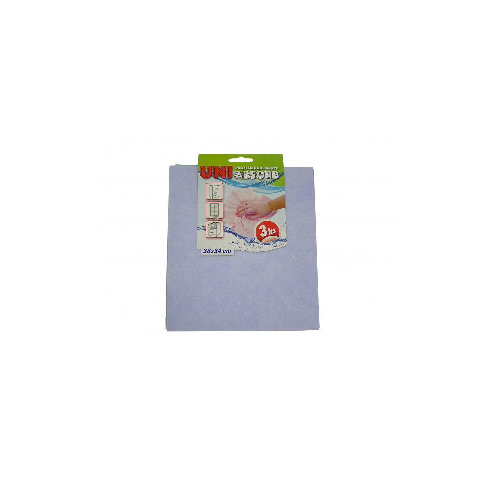 Utierka uniabsorb 38x34cm 3ks/bal