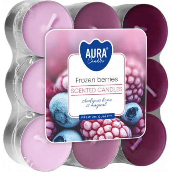 Aura čajové sviečky 18ks Frozen berries
