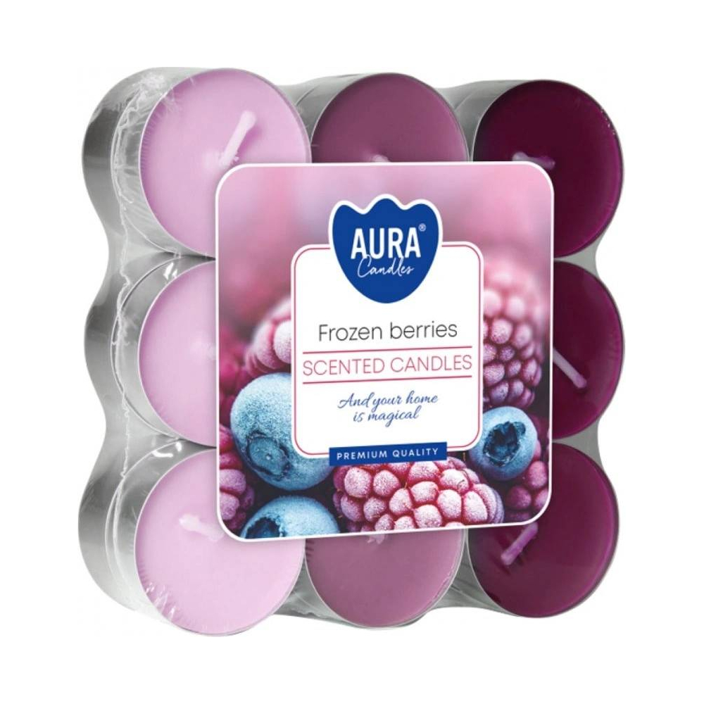 Aura čajové sviečky 18ks Frozen berries