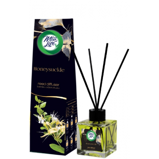 Miss Life Bamboo stick osviežovač 100ml Honeysuckle