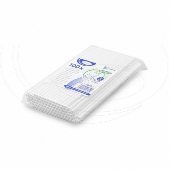 Slamka papierová biela 6mmx20cm 100ks