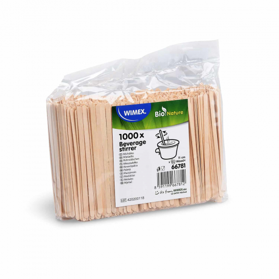 Miešadlo drevené 11cm 1000ks