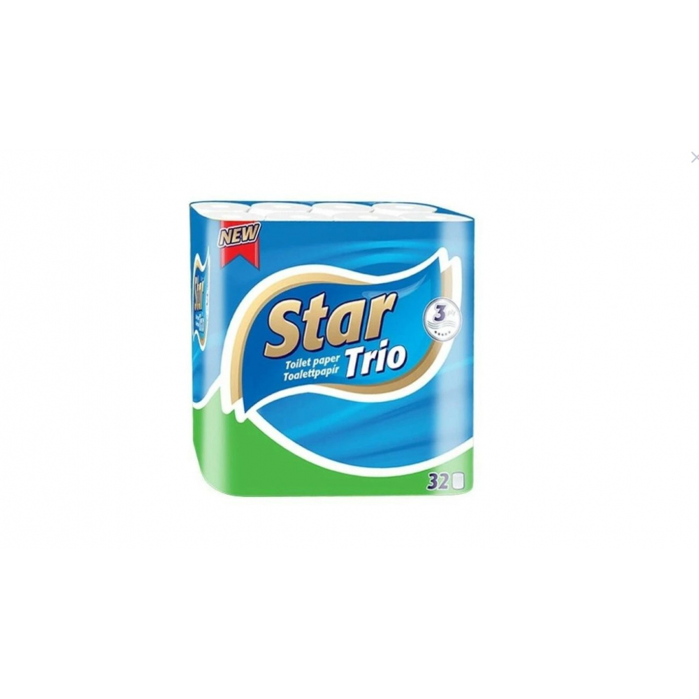 Ooops! Star Trio Toaletný papier 32rol/3vrstv