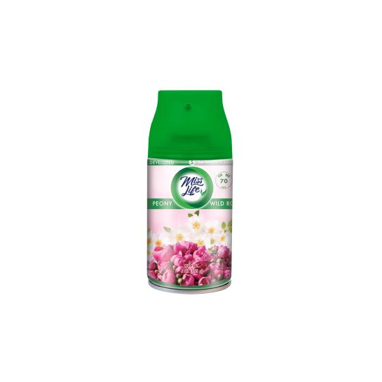Miss Life osviežovač  náhrada 250ml Peony Wild Rose