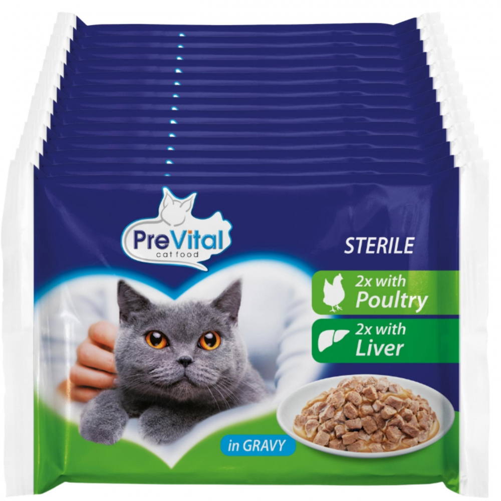 Prevital kapsička pre mačky hyd-peč 4x100gr