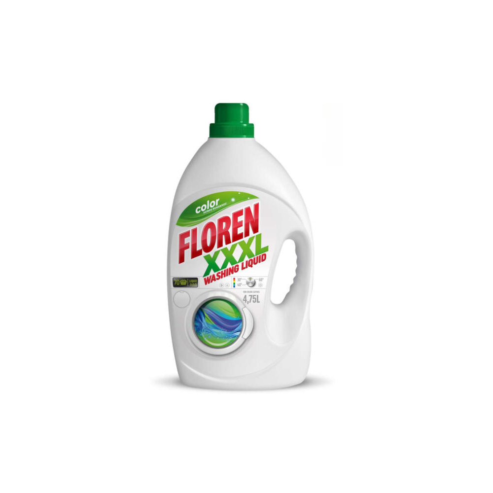 Floren prací gél 4,75L Color
