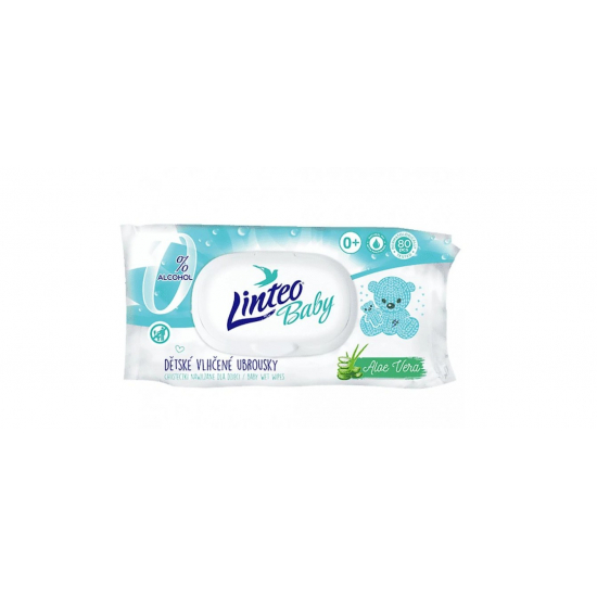 Linteo Vlhčené utierky detské 80ks