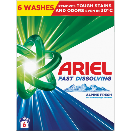 Ariel prací prášok 330g/6PD Mountain Spring