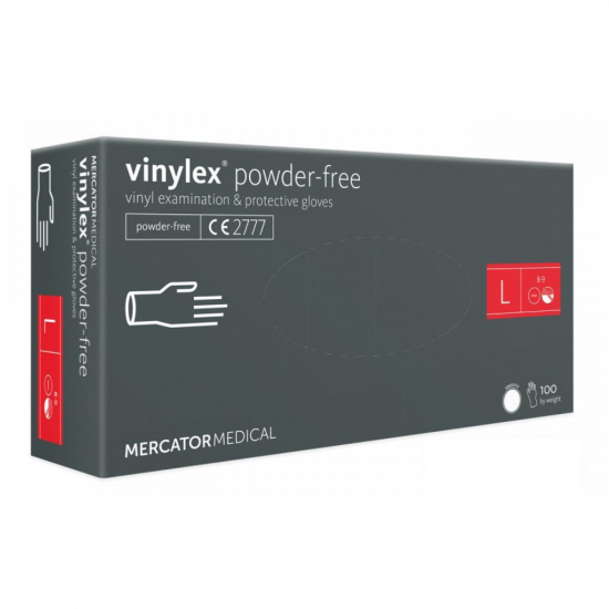 Mercator Vinylové rukavice L 100ks Powder-free