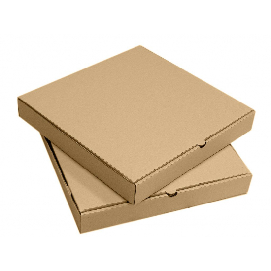 Pizza krabica 45x45cm hnedá bez potlače/50ks