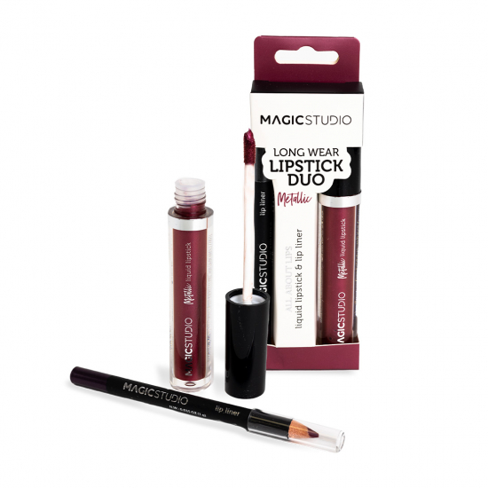 Dekor Magic Studio duopack lesk na pery 4ml + ceruzka 1g/Wildberry