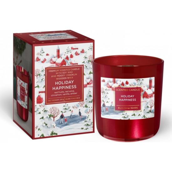 Bartek vonná sviečka v skle s viečkom 150g Winter Time