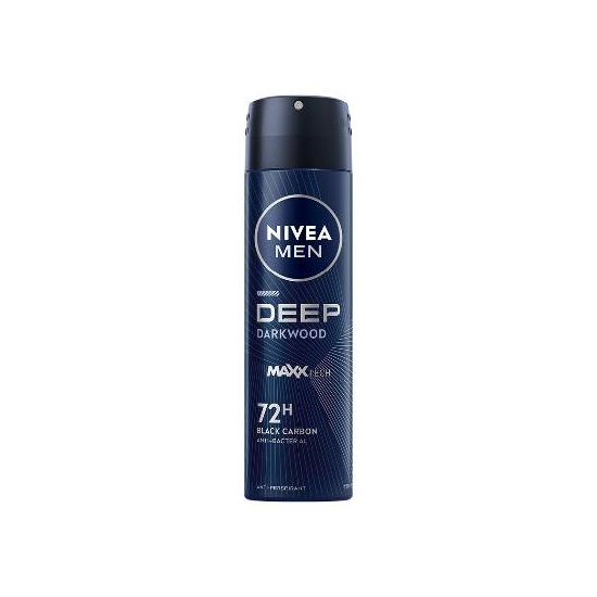 Nivea deo 150ml FM Deep Black Carbon Darkwood