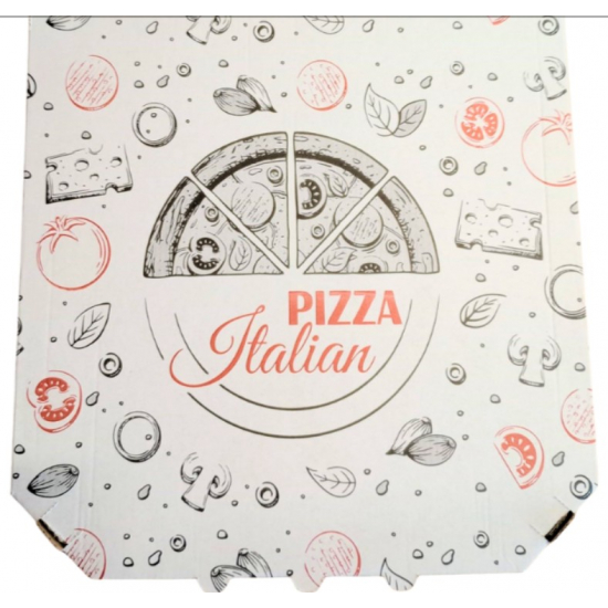 Pizza krabica Biela 50x50x4cm/50ks